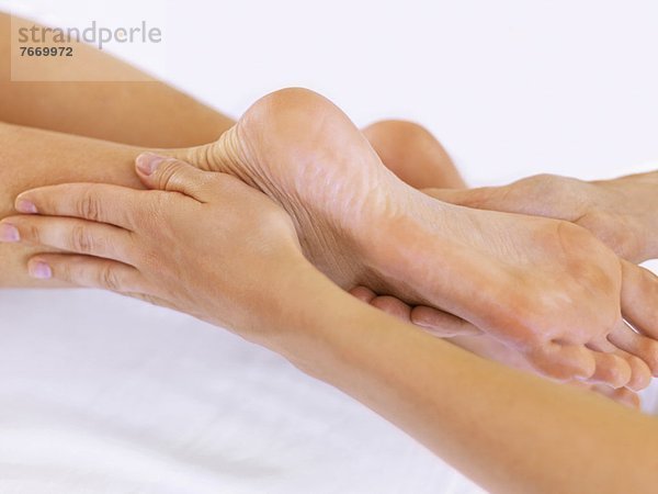 Hand Massage Füße