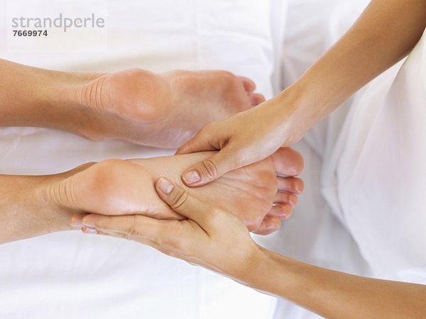 Hand Massage Füße