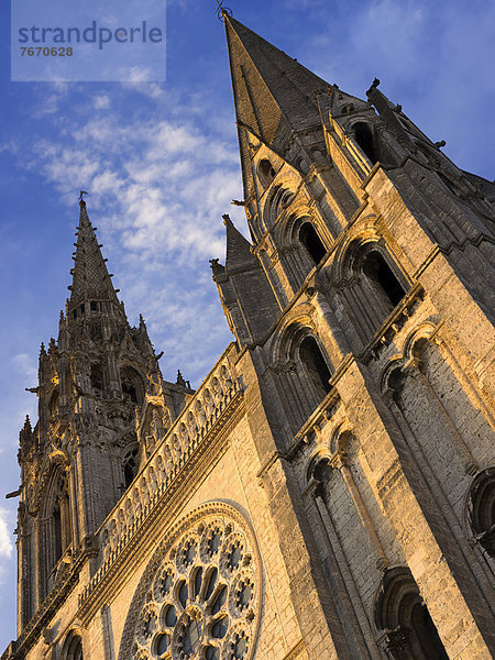 Notre-Dame de Chartres  Chartres  Eure-et-Loir  Frankreich  Europa  ÖffentlicherGrund