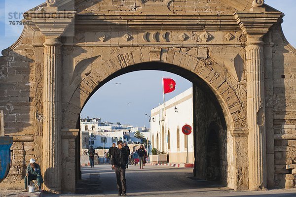 Nordafrika  Eingang  Großstadt  UNESCO-Welterbe  Afrika  Marokko  alt