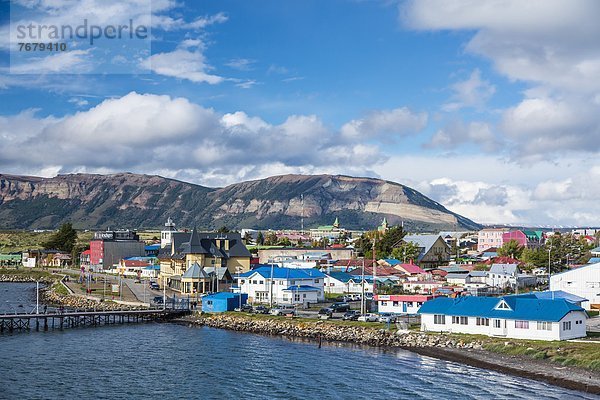 Hafen  Stadt  Chile  Patagonien  Südamerika