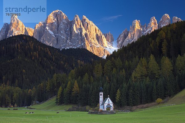 Europa  Dolomiten  Trentino Südtirol  Italien  val di funes