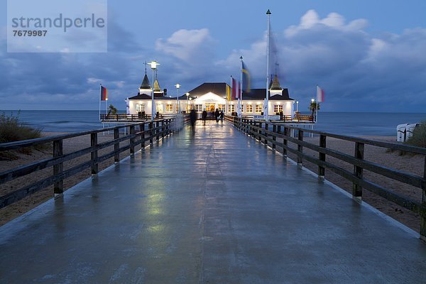 Europa  Geschichte  Kai  Insel  Mecklenburg-Vorpommern  Ahlbeck  Deutschland  Usedom