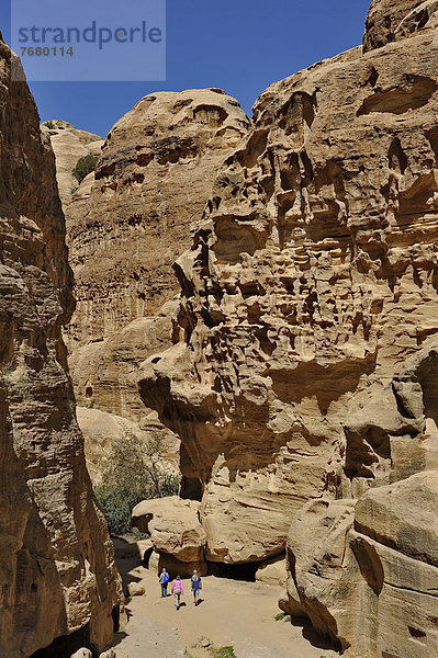 Jordan  Little Petra archeological site  the canyon                                                                                                                                                     