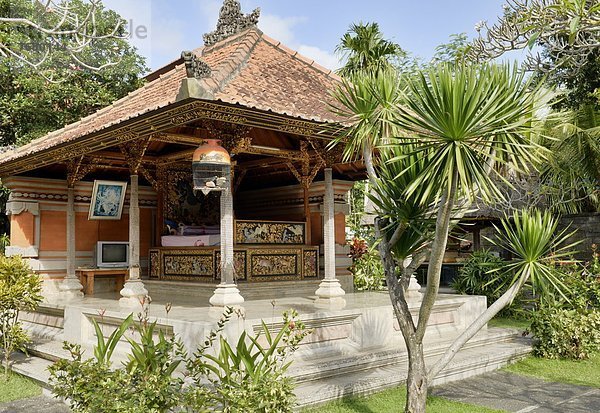 Wohnhaus Schlafzimmer Reichtum Südostasien Asien Indonesien Messehalle Ubud