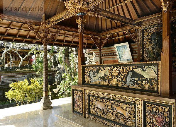 Wohnhaus Schlafzimmer Reichtum Südostasien Asien Indonesien Messehalle Ubud