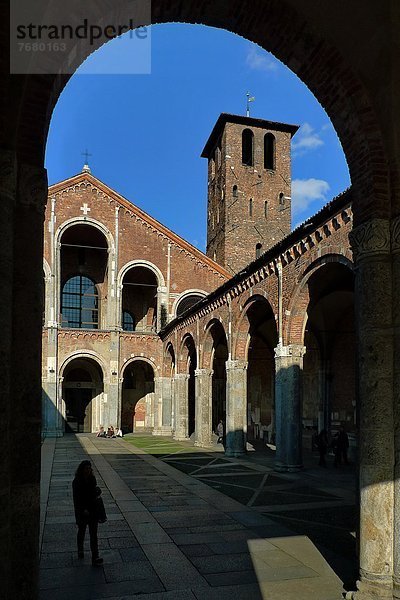 Italien  Lombardei  Mailand  Sant'Ambrogio Basilika