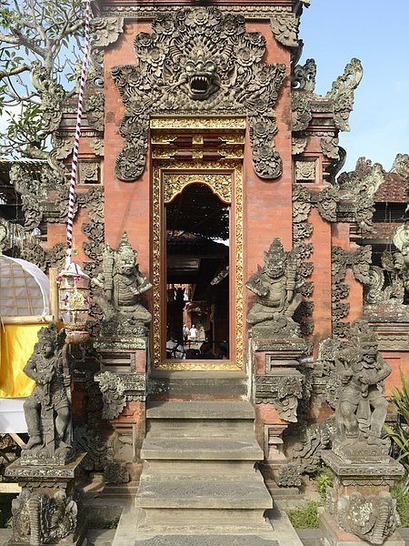 Reichtum Eingang Südostasien Asien Indonesien Ubud