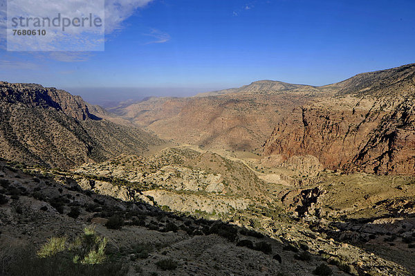 Jordan  wadi Dana reserve  the canyon                                                                                                                                                                   