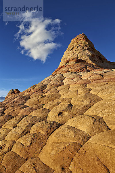 Vereinigte Staaten von Amerika  USA  Wolke  Hügel  Nordamerika  Muster  Arizona  Sandstein