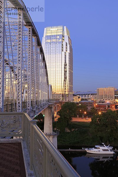 Vereinigte Staaten von Amerika  USA  Brücke  Nordamerika  Fußgänger  Nashville  Tennessee
