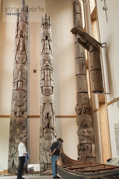 Stange  Museum  Nordamerika  Totempfahl  British Columbia  Kanada  Haida  Erbe