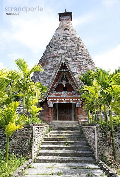 nahe Ländliches Motiv ländliche Motive Insel Südostasien Asien Begräbnis Indonesien Sumatra Grabmal