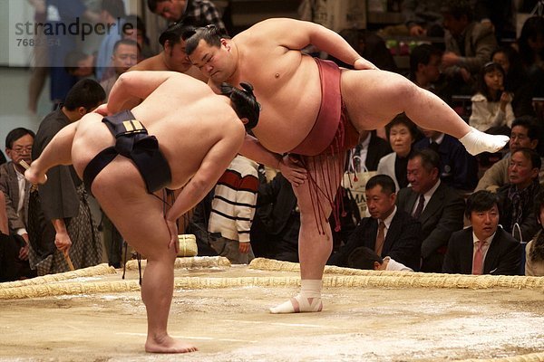 Wettbewerb  Tokyo  Hauptstadt  Ringen  Stadion  Asien  Japan  Sumo