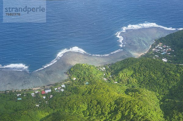 Insel  amerikanisch  Pazifischer Ozean  Pazifik  Stiller Ozean  Großer Ozean  Samoainseln  Fernsehantenne