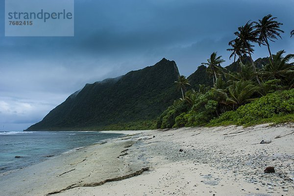 Strand  weiß  Sand  Insel  Pazifischer Ozean  Pazifik  Stiller Ozean  Großer Ozean