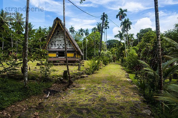 Wohnhaus Dorf Pazifischer Ozean Pazifik Stiller Ozean Großer Ozean Palau