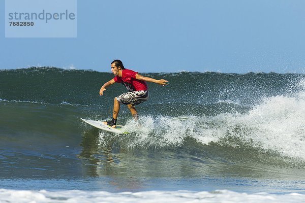 Strand  fahren  Mittelamerika  Costa Rica  Nicoya Halbinsel  Brandung  Wasserwelle  Welle