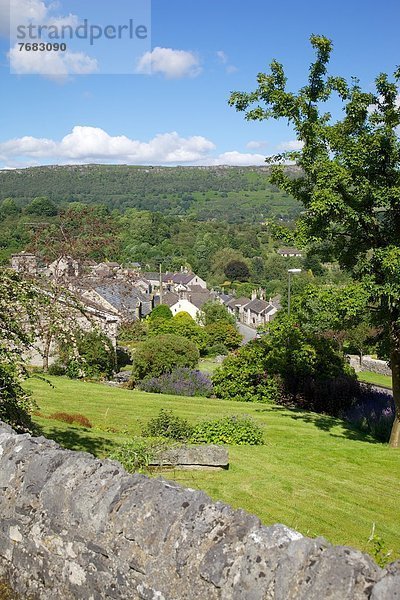 Europa  Ecke  Ecken  Großbritannien  Dorf  Derbyshire  England