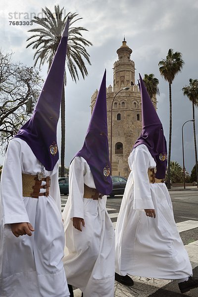 Europa unterhalb Heiligkeit Andalusien Sevilla Spanien Woche