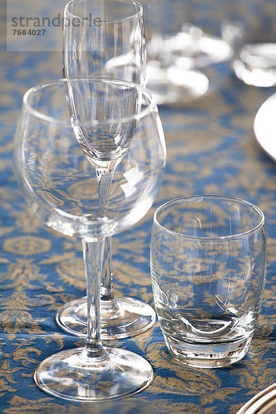 Glas  Hochzeit  Tisch