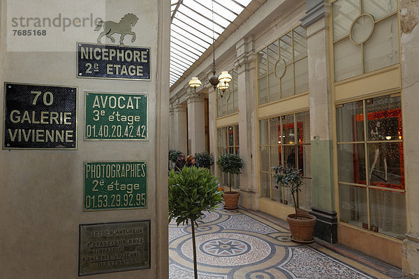 Galerie Vivienne  historische Ladenpassage