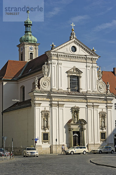 Kirche St. Joseph  Karmelitenkloster  Altstadt Regensburg  Oberpfalz  Bayern  Deutschland  Europa