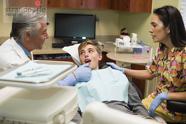 Zahnarzt  Untersuchung