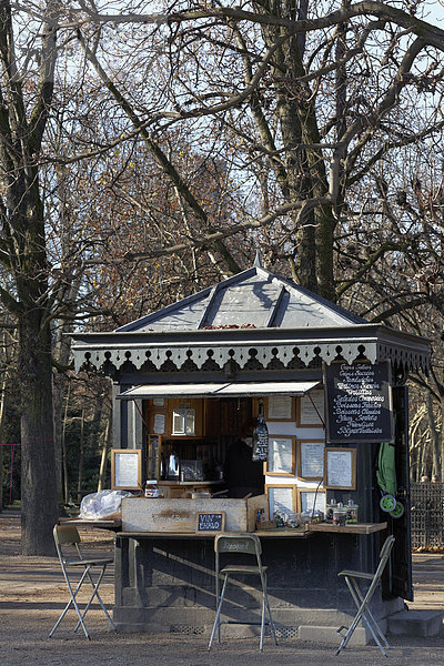 Historischer Kiosk im Schlosspark  Herbst  Jardin du Luxembourg