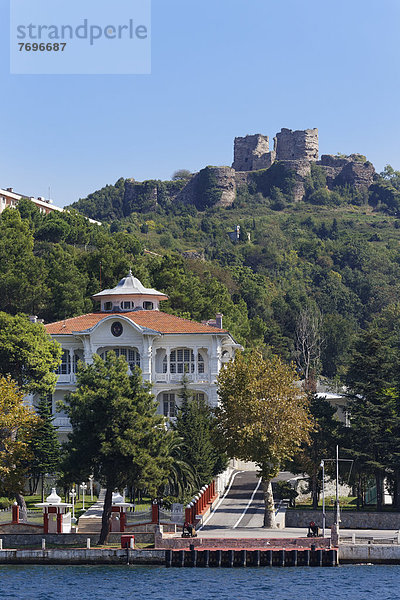 Palast Schloß Schlösser Ansicht Bosporus