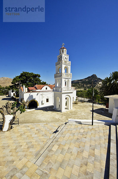 Die kleine Kirche Moni Tsambika auf Rhodos  Griechenland  Europa