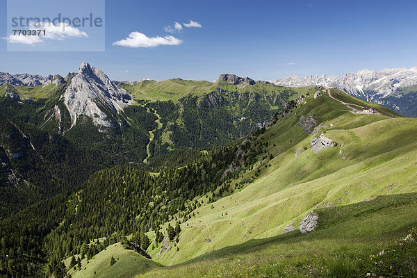 Col dei Rossi mit Belvedere-Hütte  Dolomiten