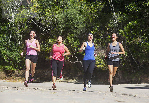 Four Women Running  Gold Coast Queensland Australia