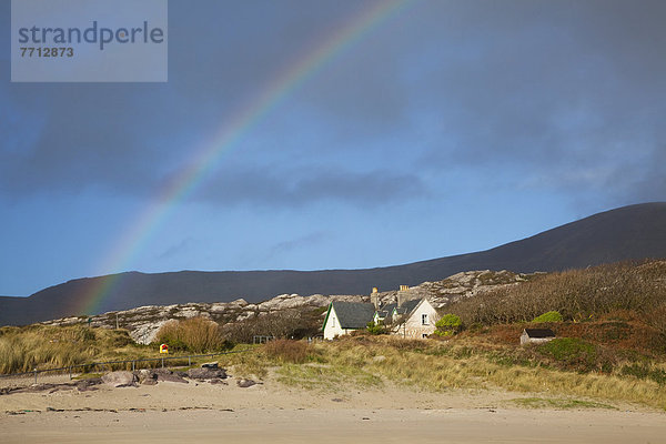 Strand Himmel Kerry County Irland Regenbogen