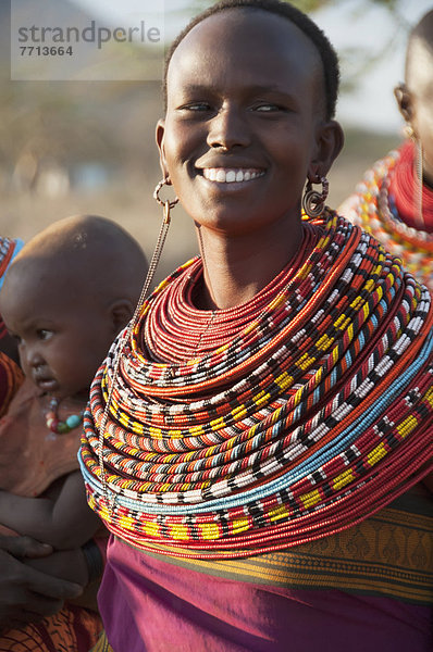 Frau  Baby  Kenia  Volksstamm  Stamm