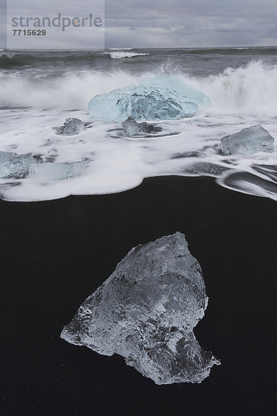 Mütze Ozean Eis Vatnajökull Unfall Atlantischer Ozean Atlantik Kalb Island
