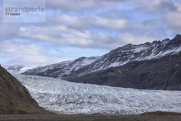 Nationalpark  Mütze  Eis  Gletscher  Vatnajökull  1  Größe  Island