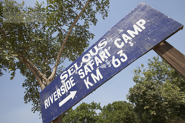 camping  Safari  Schild - Symbol  Reservat  Tansania