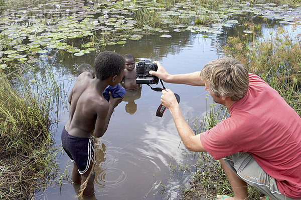 nehmen  Fluss  Fotograf  Fotografie  Tansania