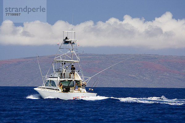 Wasser  Ozean  Boot  blau  Kreuzfahrtschiff  angeln  Hawaii  Maui