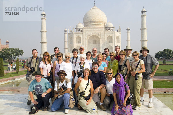 Fotografie  Tourist  frontal  Fotoapparat  Kamera  Agra  Indien