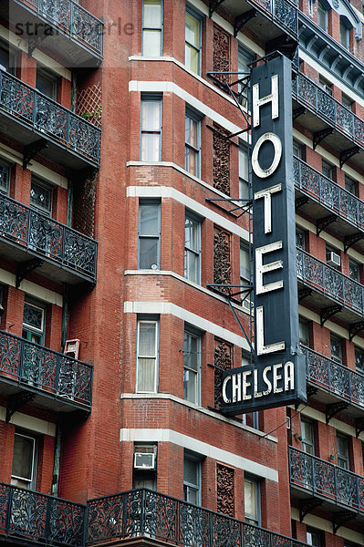 Hotel  Wahrzeichen  Fassade  New York City  Manhattan