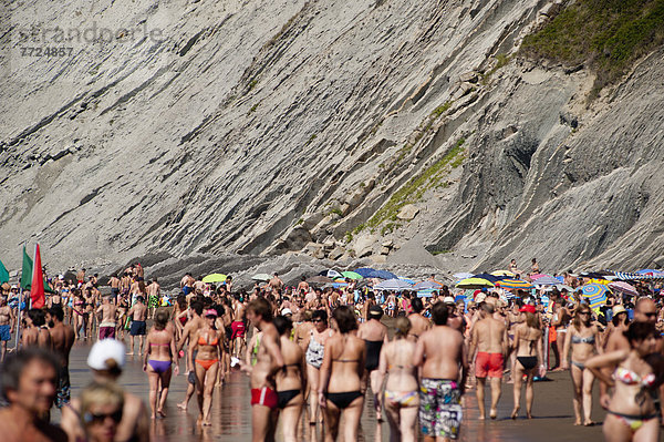 Mensch  Menschen  Strand  Badebekleidung  Spanien