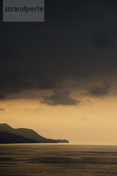 Sonnenuntergang Mirador Spanien Baskenland