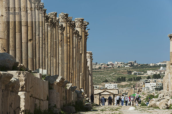 Gerasa  Jerash  Naher Osten  Hauptstraße