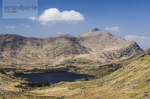 hinter  Berg  Großbritannien  Kerry County  Irland  Iveragh Halbinsel