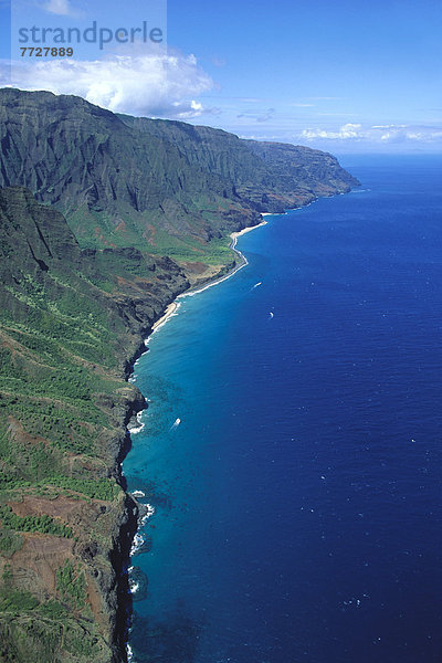 Steilküste  Hawaii  Kauai  Na Pali Coast