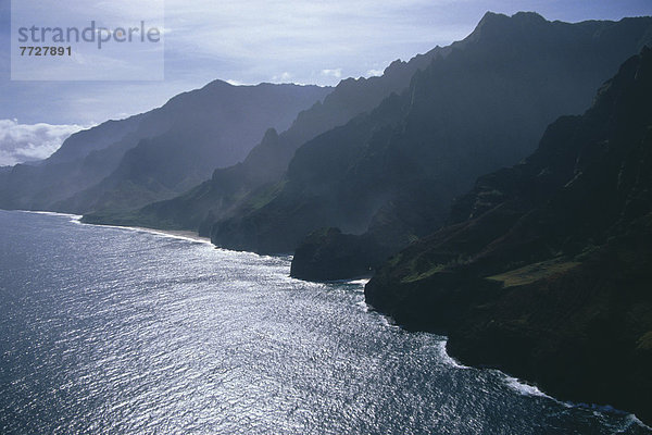 Luftbild  Hawaii  Kauai  Na Pali Coast