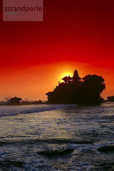 Silhouette  Himmel  Insel  rot  Indonesien