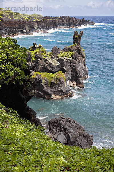 Küste  Ansicht  Hana  Hawaii  Maui